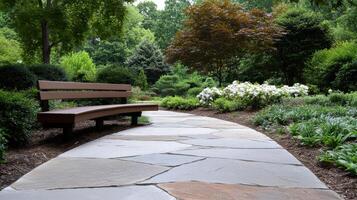 A stone pathway photo