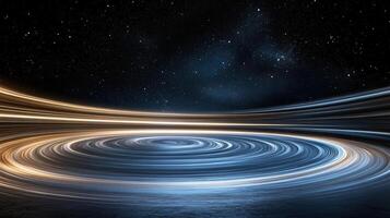 An abstract image of a spiral in space photo