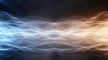 Two blue and orange flames are shown in the air photo