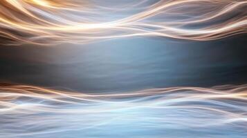 Abstract background with light waves photo
