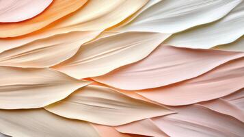 A close up of a bunch of different colored leaves photo