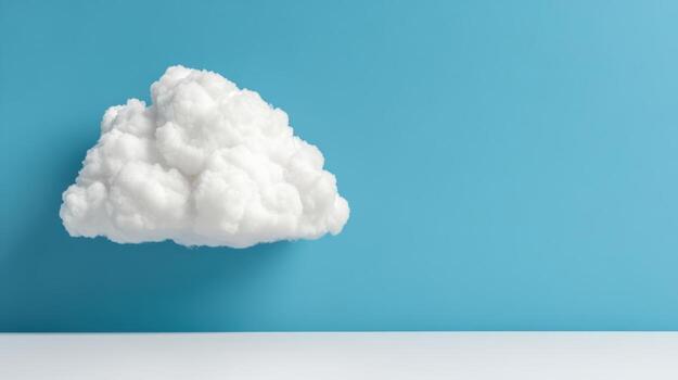 Cloud on blue background concept of cloud computing, cloud computing concept, cloud computing concept, cloud computing photo