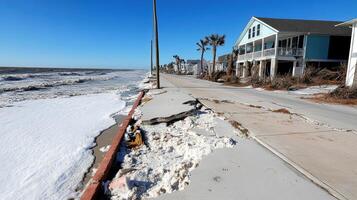 Hurricane sandy's impact on the south carolina coast photo