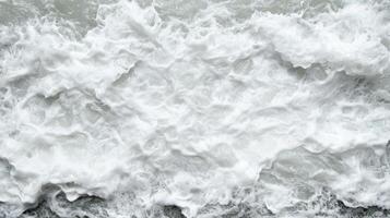Turbulent water waves create dynamic and powerful ocean scene photo