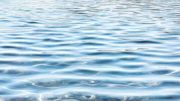 Water ripples on the surface of a lake photo