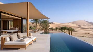 The desert oasis resort in dubai photo