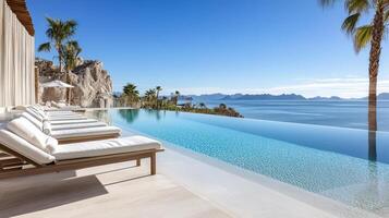 The infinity pool at the cabo wabo resort photo