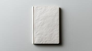 Minimalist notebook design with textured cover, perfect for writing or sketching photo