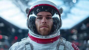 A man in an astronaut suit photo