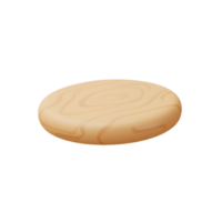 A gentle curve of light beige wood, showcasing a beautiful wood grain pattern. Smooth, simple, and naturally appealing. png