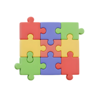 A cheerful arrangement of pastel-colored puzzle pieces interlocks perfectly, creating a vibrant and unified whole. The soft hues and simple design evoke a feeling of playful completeness. png