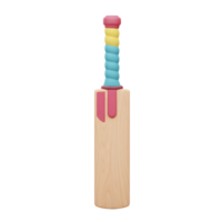 uma caprichoso 3d Renderização do uma Grilo bastão vangloria-se uma vibrante pastel lidar com e uma clássico de madeira corpo, criando uma alegre e brincalhão imagem. png