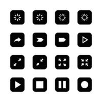 Collection Of Essential User Interface Iconography For Web And Mobile Applications Design vector