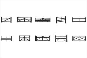 Open the Gate to Ranch Living vector