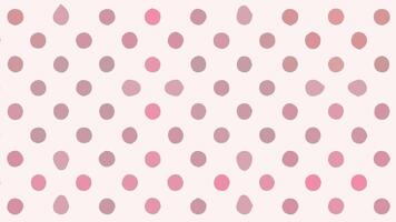 Abstract polka dot design with soft colors and various circle shapes vector