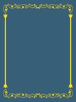 Scroll Accent Ornamental Frame vector