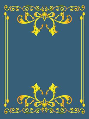 Traditional Ornamental Frame Element
