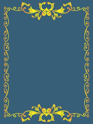 Traditional Label Ornamental Frame