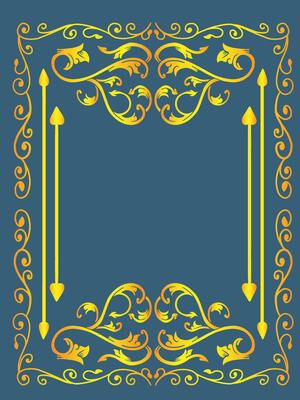 Elegant Label Ornamental Frame