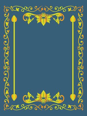 Detailed Ornamental Frame Outline
