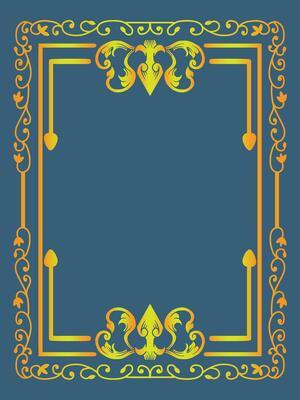 Elegant Ornamental Frame Design