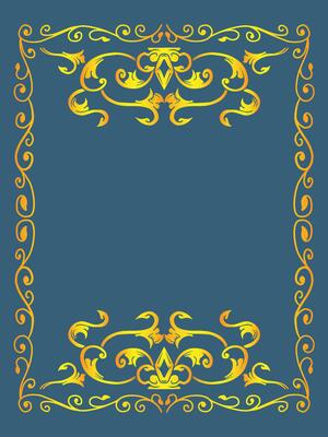 Swirl Accent Ornamental Frame