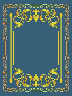 Baroque Style Ornamental Frame