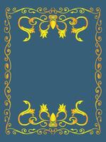 Invitation Template Ornamental Frame vector