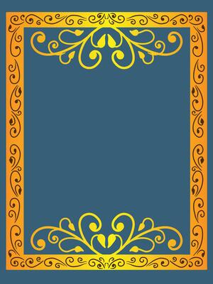 Vintage Style Ornamental Frame