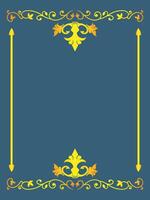 Classical Ornamental Frame Design vector