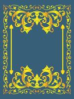 Old Fashioned Ornamental Frame Design vector