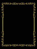 Baroque Decorative Frame for Regal Projects vector