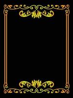 Traditional Decorative Frame for Certificates vector