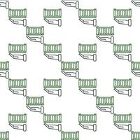 Hand with Shipping Container seamless pattern background vector