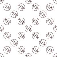 Container in Circle minimal cargo seamless pattern vector