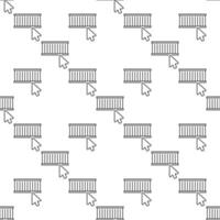 Mouse click on Shipping Container seamless pattern vector