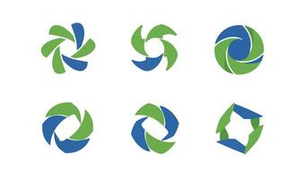 Modern circular shapes art with creative and stylish designs for elegant marketing patterns vector