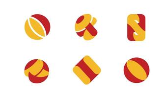 Unique modern circular shapes art inspiring elegant marketing patterns and creative ideas vector