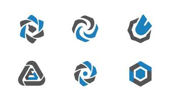 Artistic modern circular shapes art infused with elegant marketing patterns for branding ideas vector