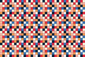 A colorful pattern with squares and rectangles vector