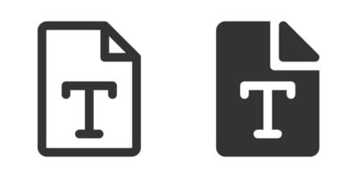 Two black and white icons of a file folder vector