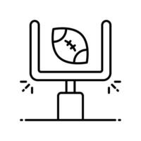 Goal post outline icon. EPS 10 file vector