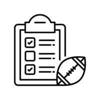 Strategy outline icon. EPS 10 file vector