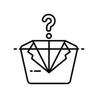 Mystery outline EPS 10 file vector
