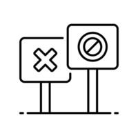 Playcard outline EPS 10 file. vector