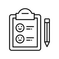Survey. outline EPS 10 file vector
