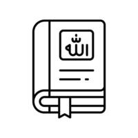Holy Book outline icon. EPS 10 file vector