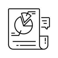 Voting Analysis outline EPS 10 file vector