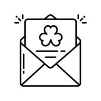 Mail outline icon. EPS 10 file vector