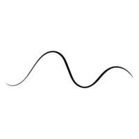 Smooth Undulating Line Abstract Flowing Wave vector